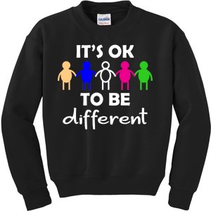 It's Ok To Be Different Equality Kids Sweatshirt