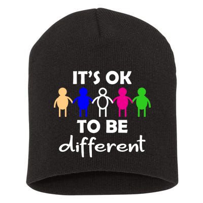 It's Ok To Be Different Equality Short Acrylic Beanie