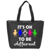 It's Ok To Be Different Equality Zip Tote Bag