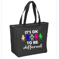 It's Ok To Be Different Equality Zip Tote Bag