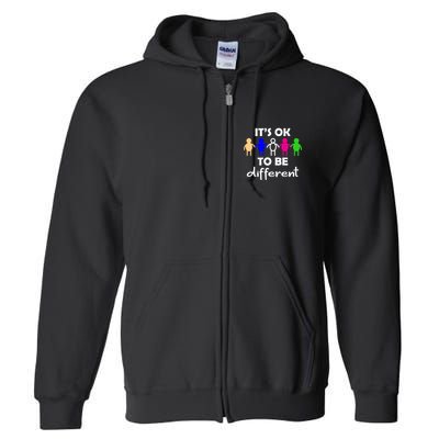 It's Ok To Be Different Equality Full Zip Hoodie