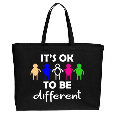 It's Ok To Be Different Equality Cotton Canvas Jumbo Tote