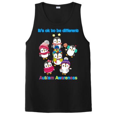 It's Ok To Be Different Penguins Autism PosiCharge Competitor Tank