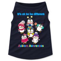 It's Ok To Be Different Penguins Autism Doggie Tank