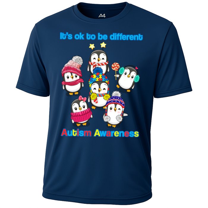 It's Ok To Be Different Penguins Autism Performance Shirt