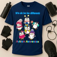 It's Ok To Be Different Penguins Autism Performance Shirt