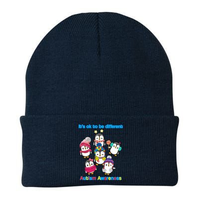 It's Ok To Be Different Penguins Autism Beanie