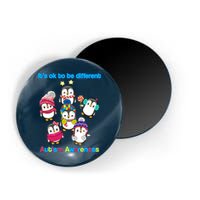It's Ok To Be Different Penguins Autism Magnet