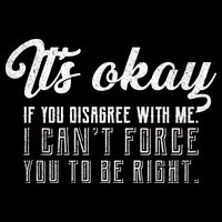 It's Okay Disagree With Me Funny Meme Polo
