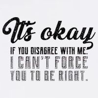 It's Okay Disagree With Me Funny Meme Garment-Dyed Sweatshirt