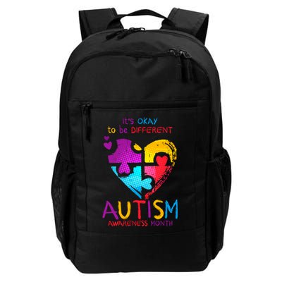 It's Okay To Be Different Autism Awareness Month Backpack