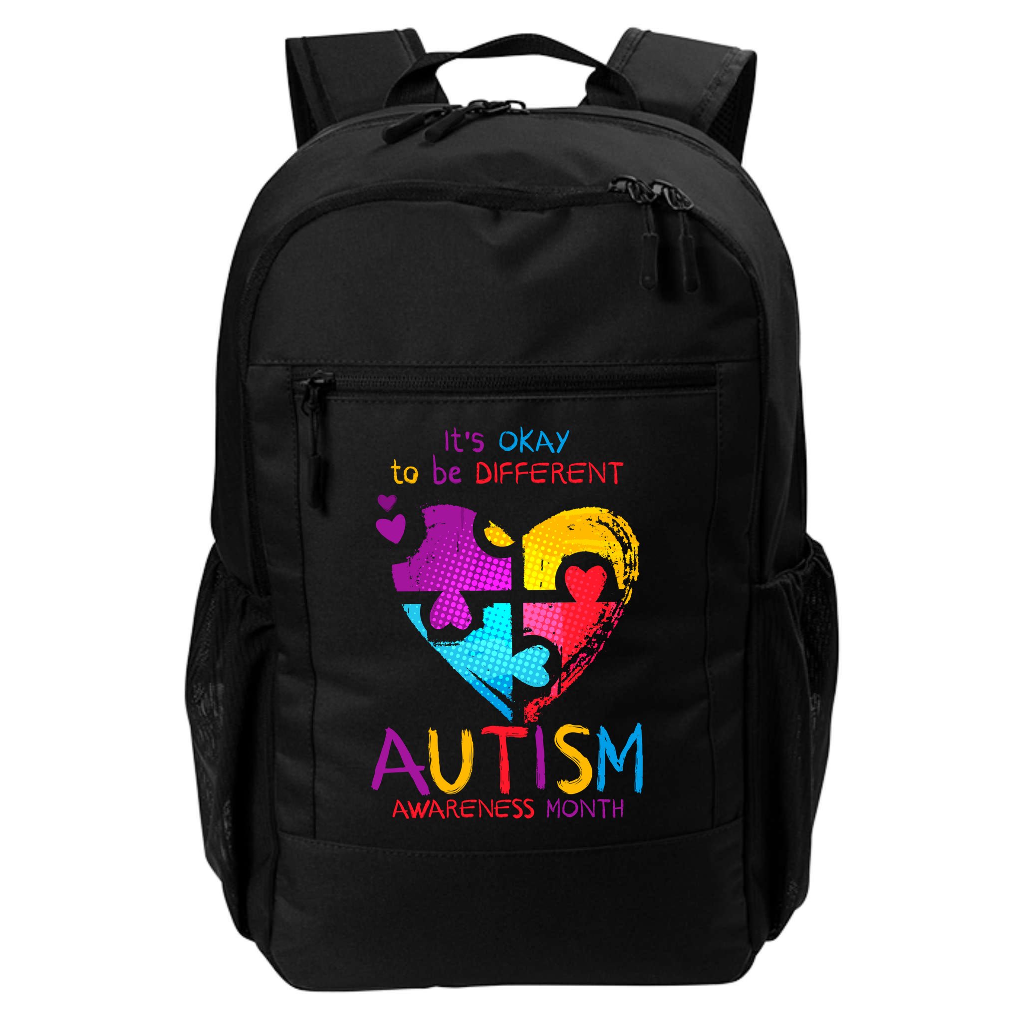 It's Okay To Be Different Autism Awareness Month Backpack