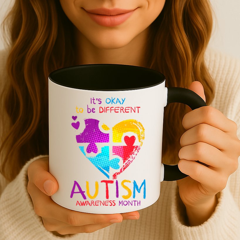 It's Okay To Be Different Autism Awareness Month Mug