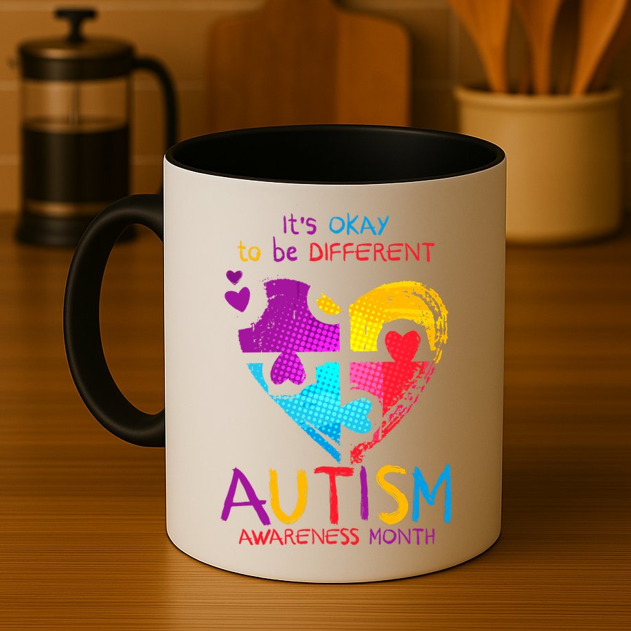 It's Okay To Be Different Autism Awareness Month Mug