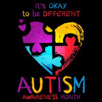 It's Okay To Be Different Autism Awareness Month Flatbill Hat