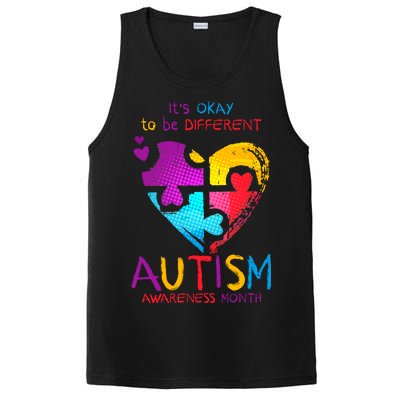 It's Okay To Be Different Autism Awareness Month PosiCharge Competitor Tank