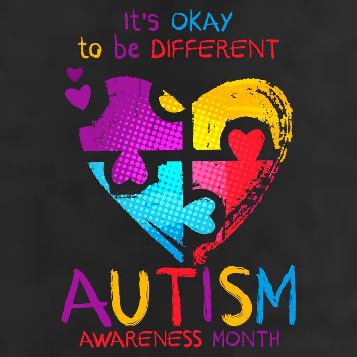 It's Okay To Be Different Autism Awareness Month Golf Towel
