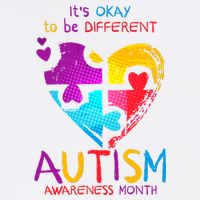 It's Okay To Be Different Autism Awareness Month Garment-Dyed Sweatshirt