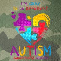 It's Okay To Be Different Autism Awareness Month1 Legacy Tie Dye Trucker Hat