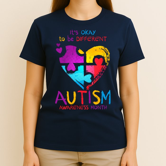 It's Okay To Be Different Autism Awareness Month1 T-Shirt