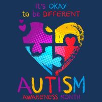It's Okay To Be Different Autism Awareness Month1 7-Panel Snapback Hat