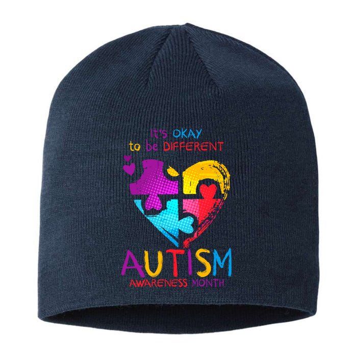 It's Okay To Be Different Autism Awareness Month1 Sustainable Beanie