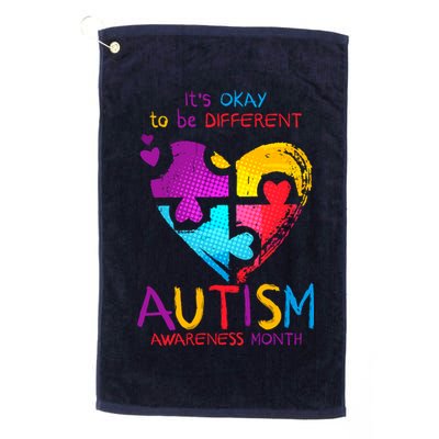 It's Okay To Be Different Autism Awareness Month1 Golf Towel