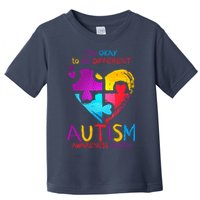 It's Okay To Be Different Autism Awareness Month1 Toddler T-Shirt