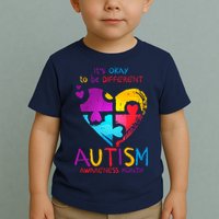 It's Okay To Be Different Autism Awareness Month1 Toddler T-Shirt