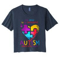 It's Okay To Be Different Autism Awareness Month1 Crop Top