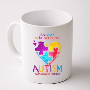 It's Okay To Be Different Autism Awareness Month1 Coffee Mug