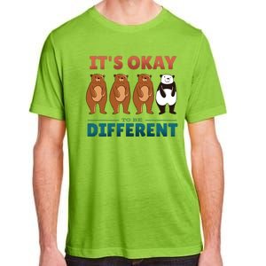 It's Okay To Be Different Bears Adult ChromaSoft Performance T-Shirt