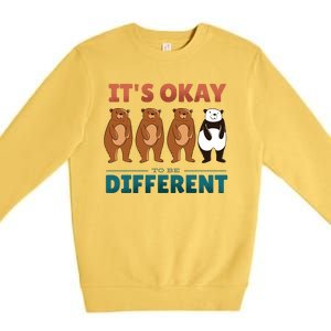 It's Okay To Be Different Bears Premium Crewneck Sweatshirt