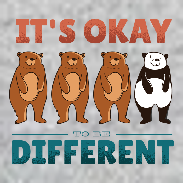 It's Okay To Be Different Bears Long Sleeve Shirt