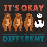 It's Okay To Be Different Bears Cool Comfort Performance Bucket Hat