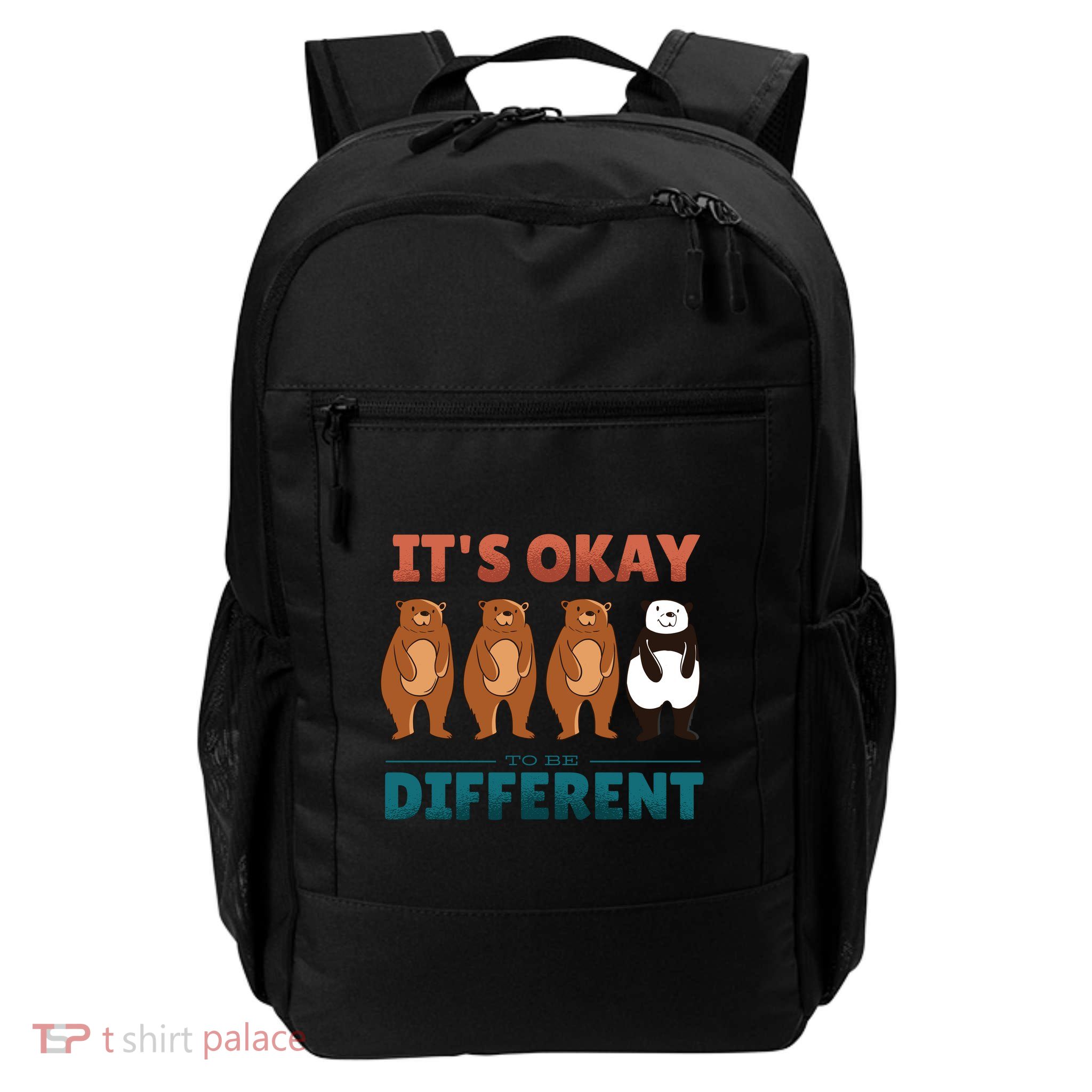 It's Okay To Be Different Bears Backpack