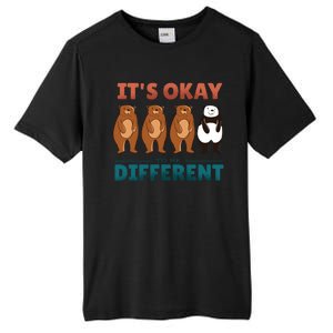 It's Okay To Be Different Bears Tall Fusion ChromaSoft Performance T-Shirt