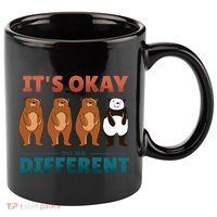 It's Okay To Be Different Bears 11oz C Handle Ceramic Mug