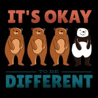 It's Okay To Be Different Bears Mesh Reversible Basketball Jersey Tank