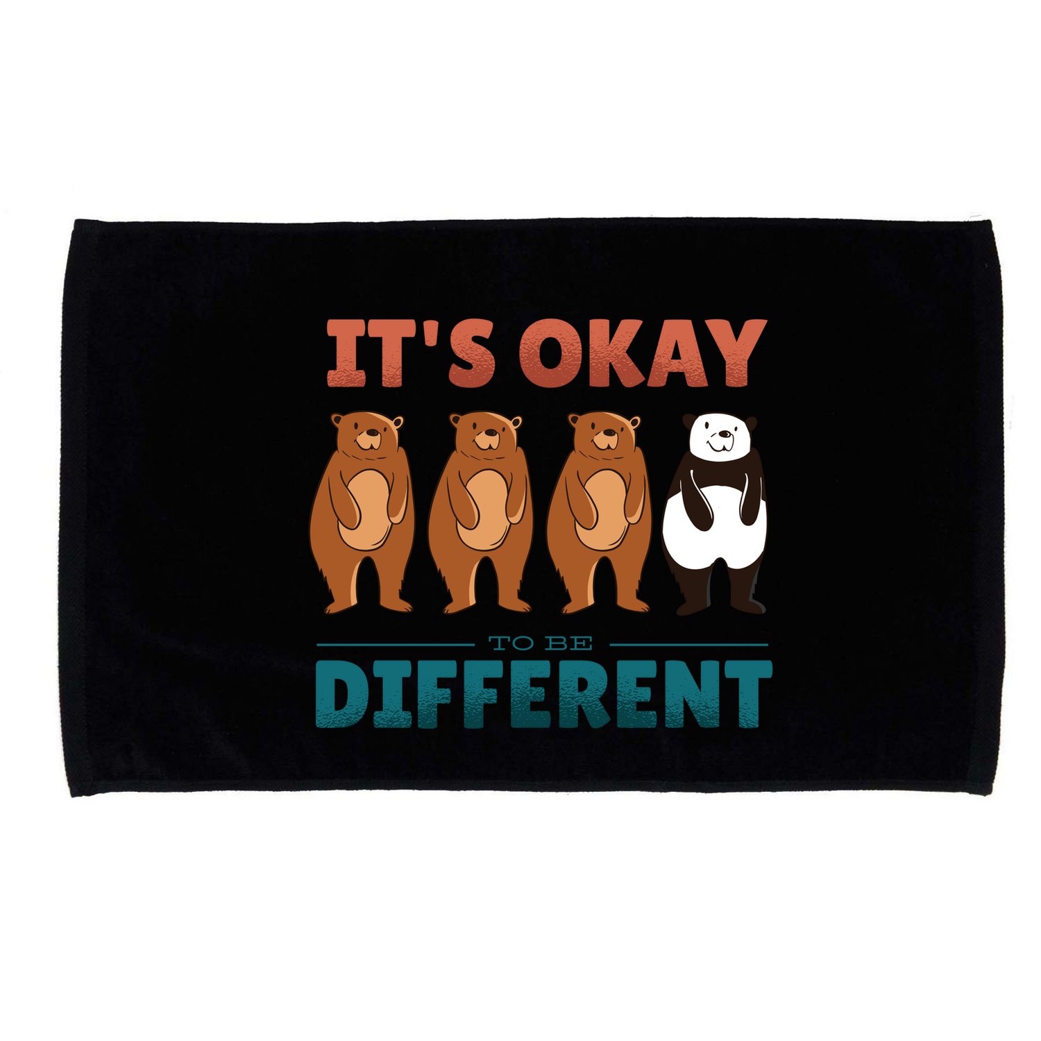 It's Okay To Be Different Bears Microfiber Hand Towel