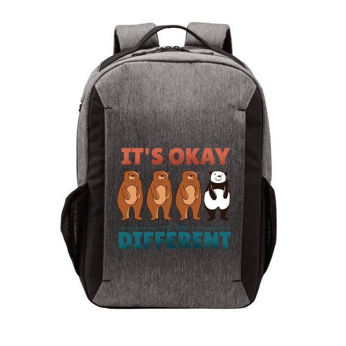 It's Okay To Be Different Bears Vector Backpack