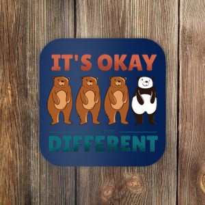 It's Okay To Be Different Bears Coaster