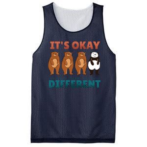 It's Okay To Be Different Bears Mesh Reversible Basketball Jersey Tank