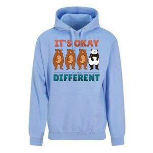 It's Okay To Be Different Bears Unisex Surf Hoodie