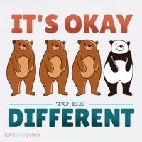 It's Okay To Be Different Bears Garment-Dyed Sweatshirt
