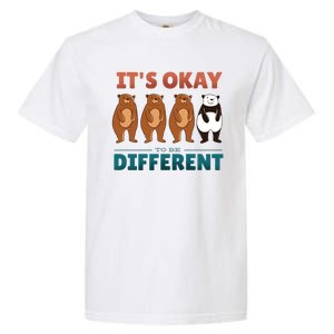 It's Okay To Be Different Bears Garment-Dyed Heavyweight T-Shirt