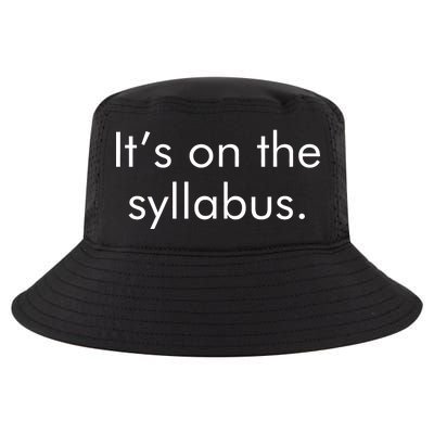 It's on the Syllabus. Cool Comfort Performance Bucket Hat