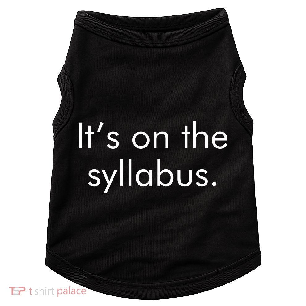 It's on the Syllabus. Doggie Tank