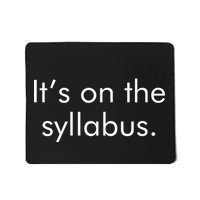 It's on the Syllabus. Mousepad