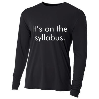 It's on the Syllabus. Cooling Performance Long Sleeve Crew